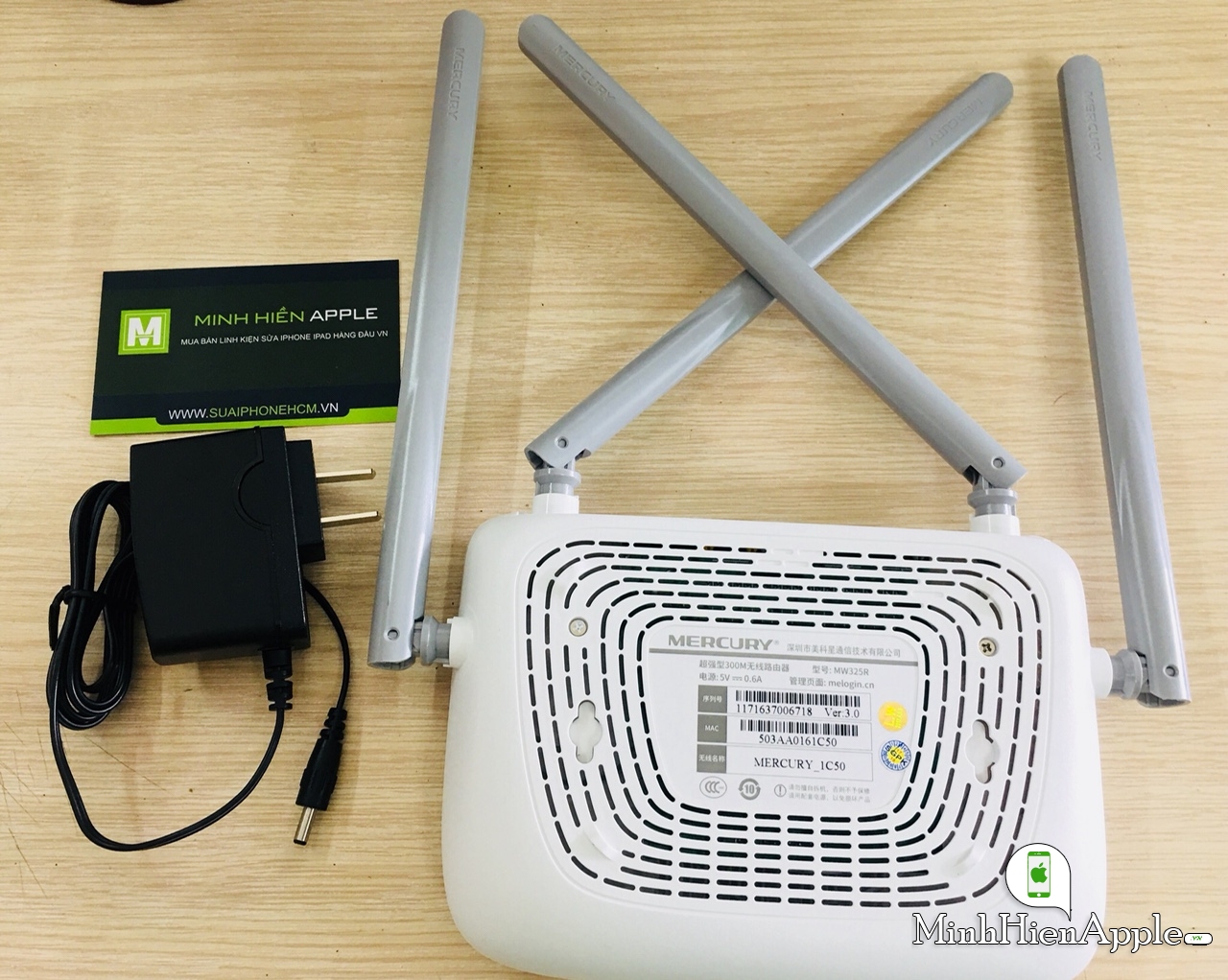 Bộ Phát Wifi Mercury MW325R 4 Ăng Ten
