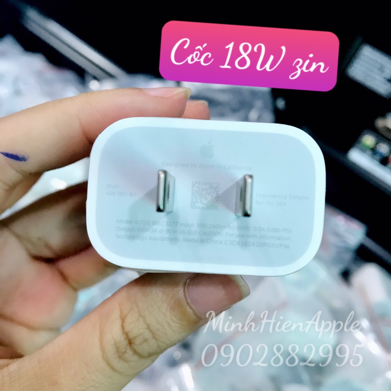 Cốc sạc nhanh 18W zin bóc máy