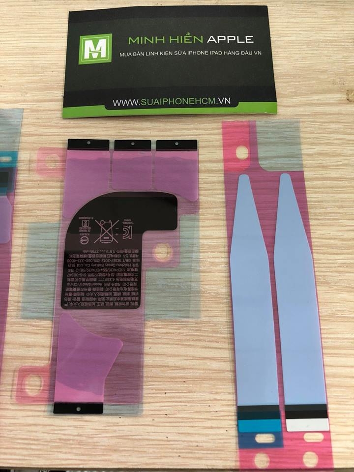 Cao su dán pin iphone 8 8P X