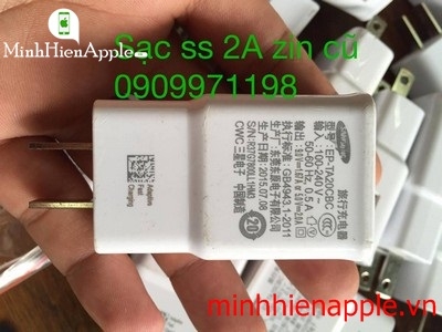 Cốc Sạc Sam Sung 2A Zin Tháo Máy, Hàng Zin Cũ, Trầy Nhẹ