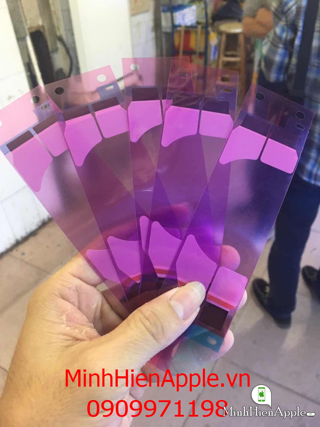 Keo dán Pin iPhone X