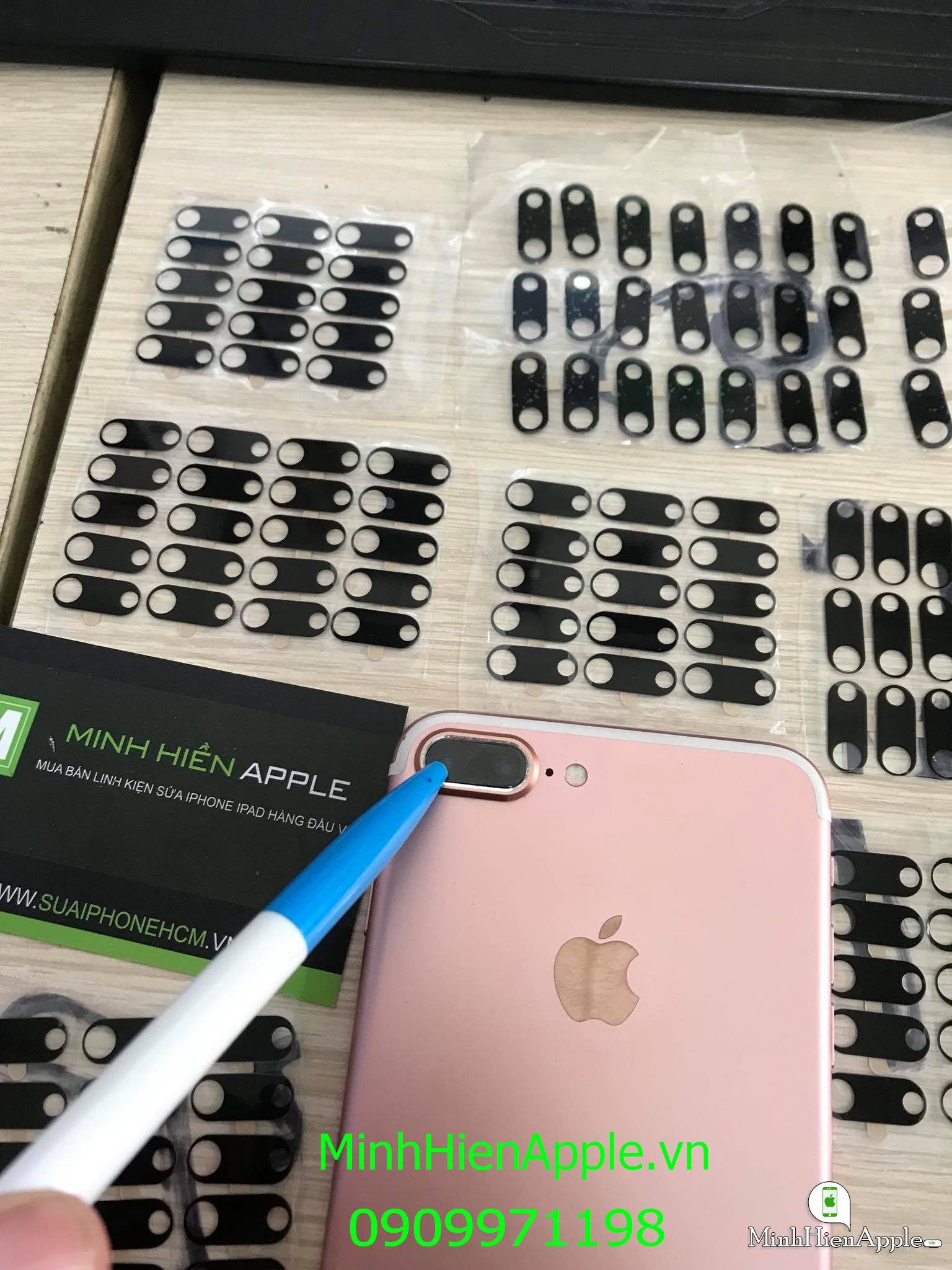 Kính camera iPhone 6 Plus giả iPhone 7 Plus