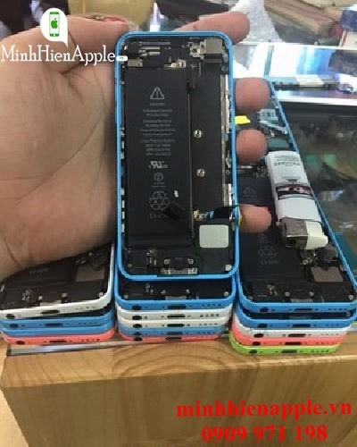 Lưng iPhone 5C Zin, vỏ trầy xấu ( , Dây Sạc, Dây Volume, Loa, Rung )