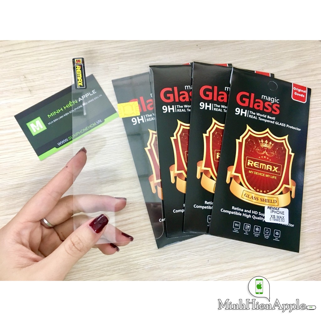 Miếng dán cường lực iPhone XS Max 9H