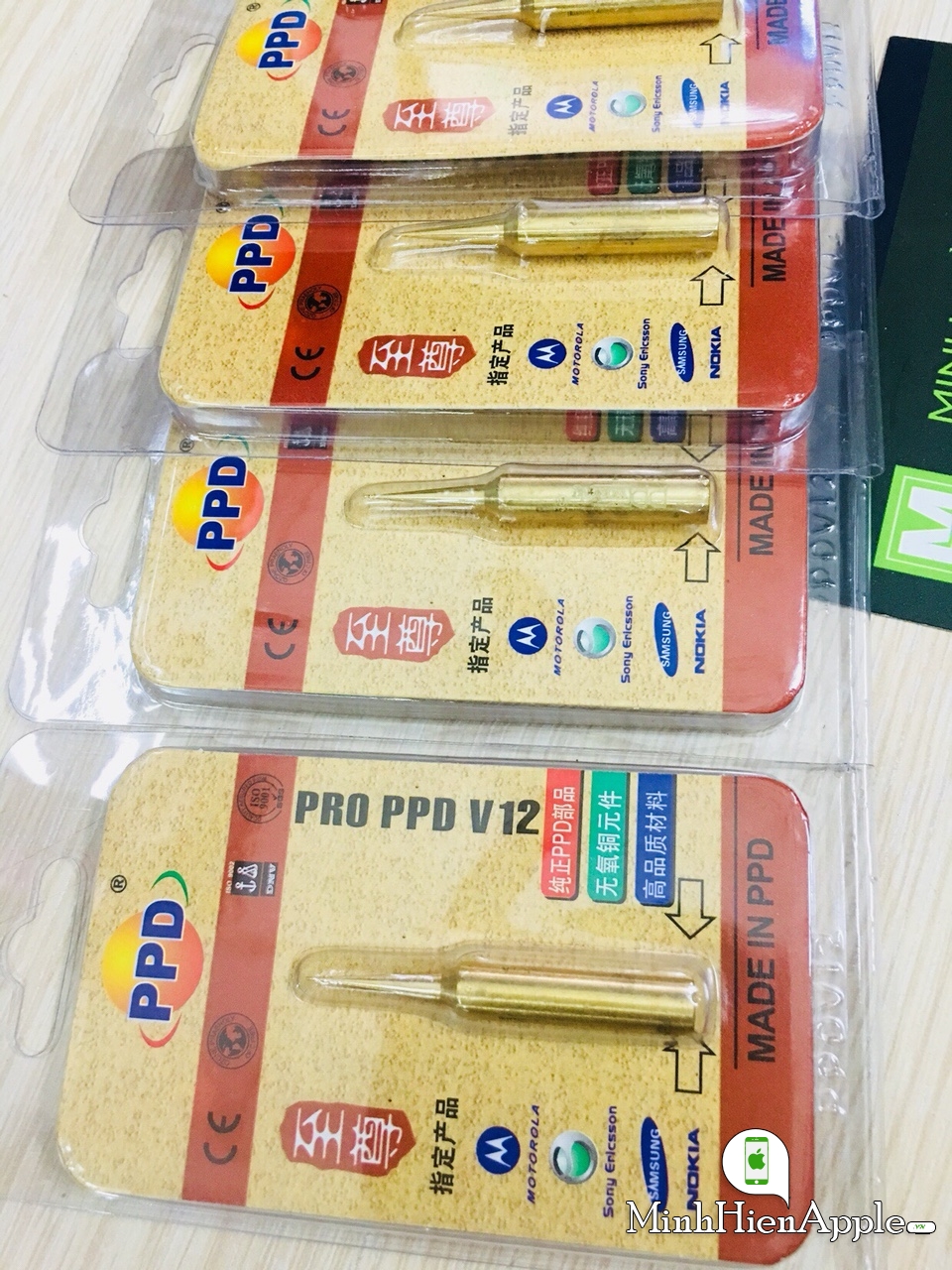 Mũi Hàn PPD Cong & Thẳng
