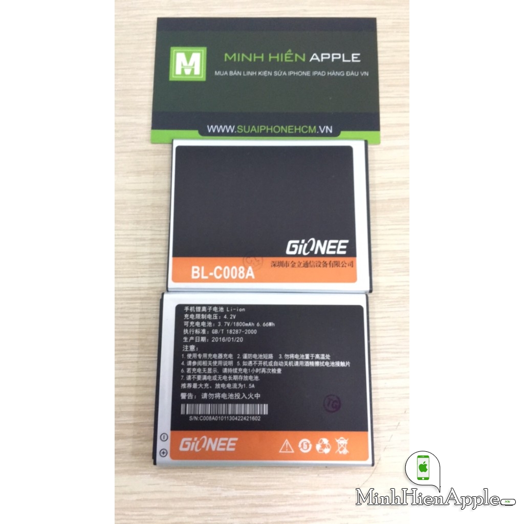 PIN GIONEE BL-C008A zin bảo hành 6 tháng