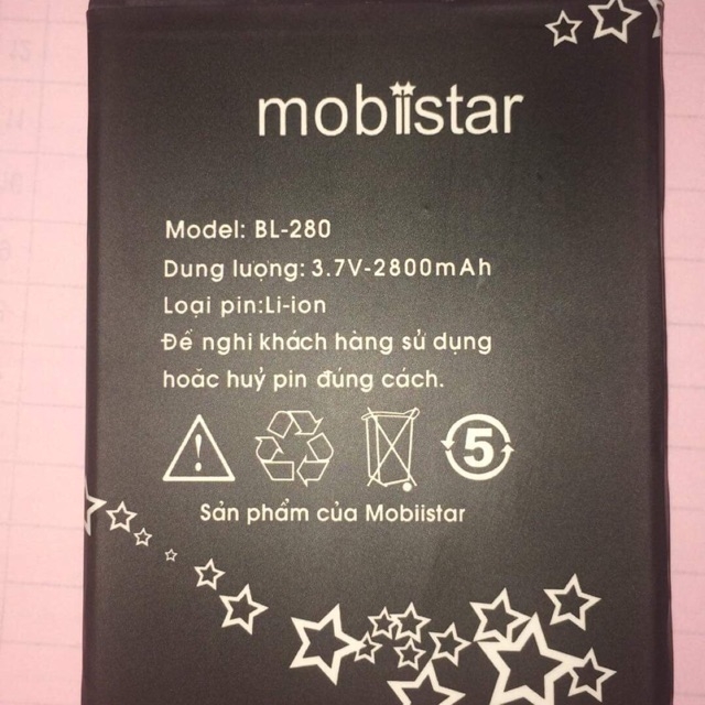 Pin Mobiistar BL-280 zin
