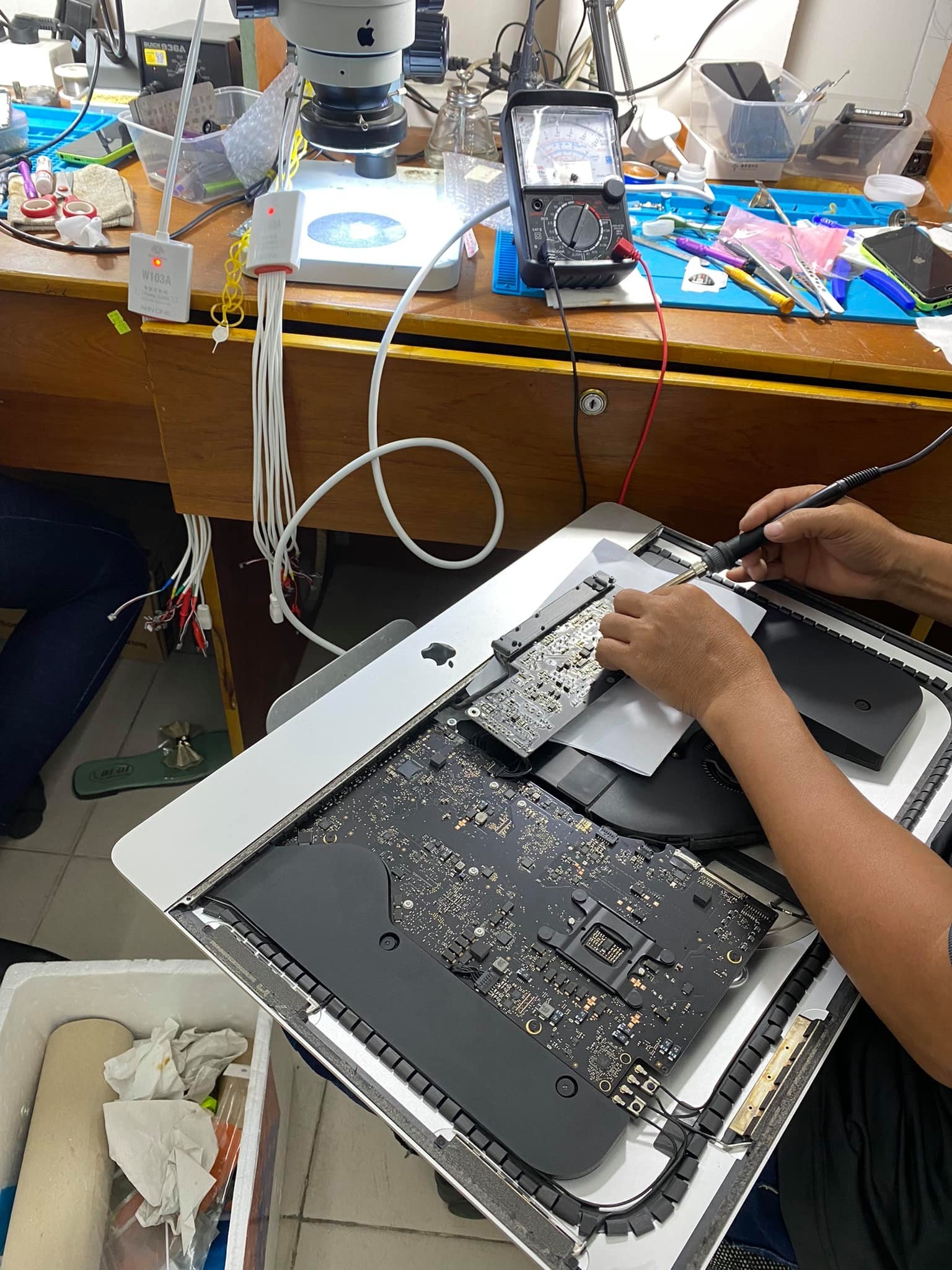 Sửa iPad với iMac