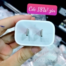 Cốc sạc nhanh 18W zin bóc máy