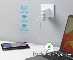 Củ sạc 3 cổng tiện lợi