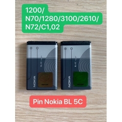 pin Nokia BL 5C 1280 bảo hành 12 tháng