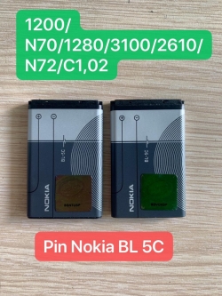 Pin Nokia BL 5C Zin BH 12thang Pin Zin