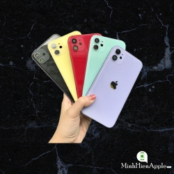 Vỏ độ, sườn độ iphone 11 độ lên 12 cạnh vuông kèm bộ nút đủ màu