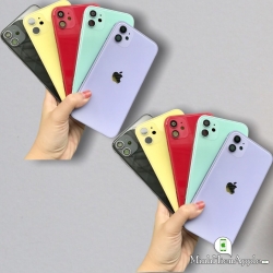Vỏ độ, sườn độ iphone 11 độ lên 12 cạnh vuông kèm bộ nút đủ màu