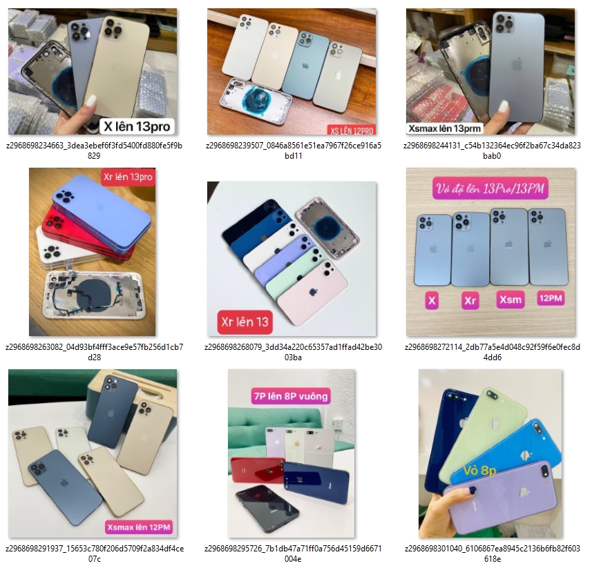 Vỏ độ các dòng iPhone